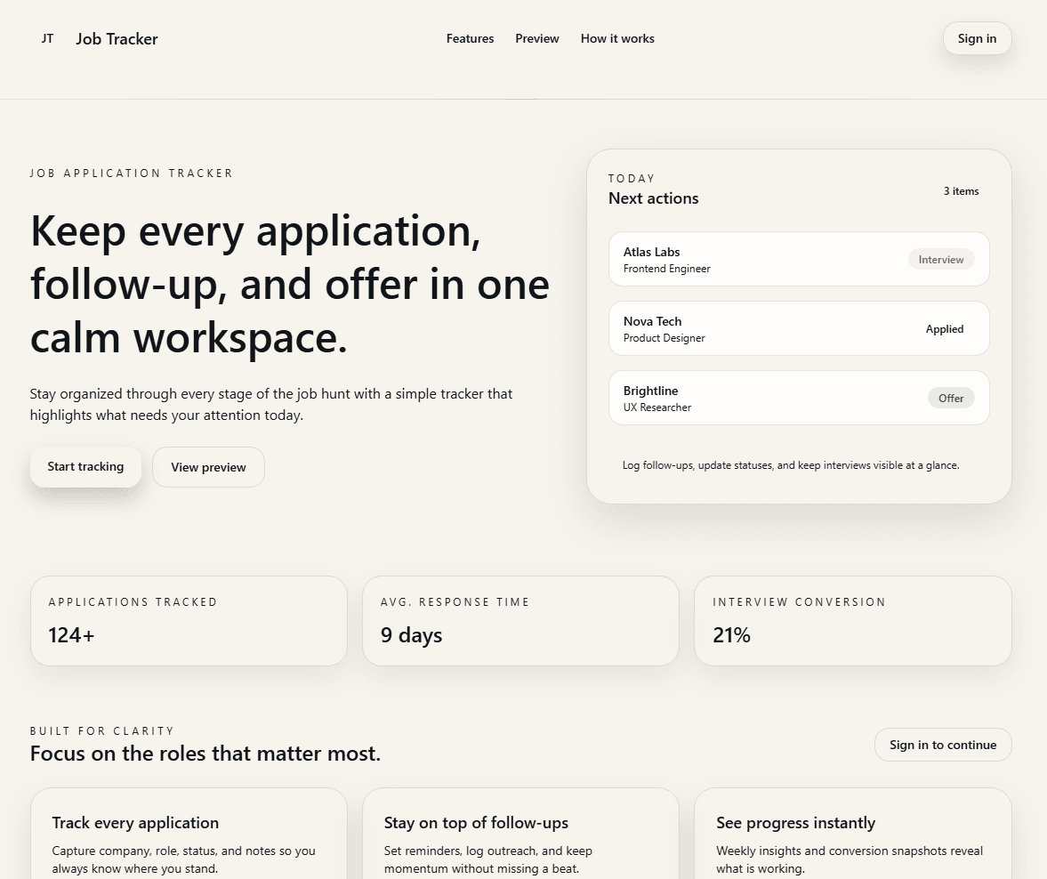 Full Stack Web Application